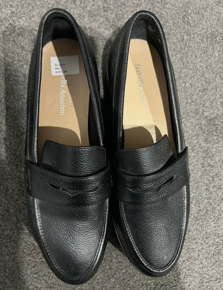 Isabella Anselmi Black Loafers