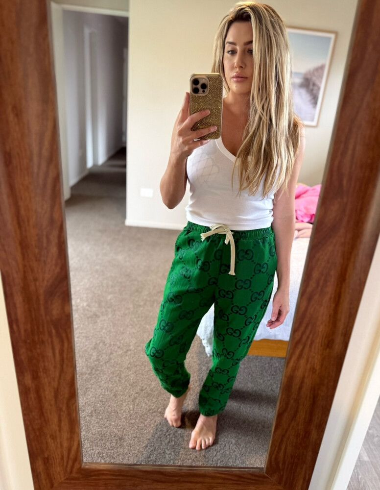 RARE Genuine Jacquard Jogger Pants