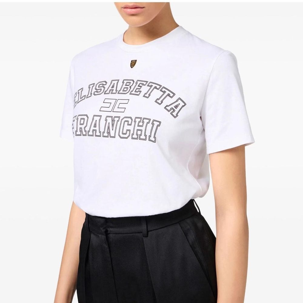 White Elisabetta Franchi T-shirt