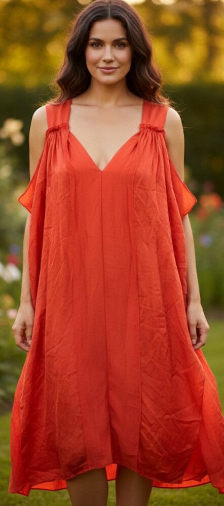 witchery orange dress What I Wore: Witchery Summer '19 launch