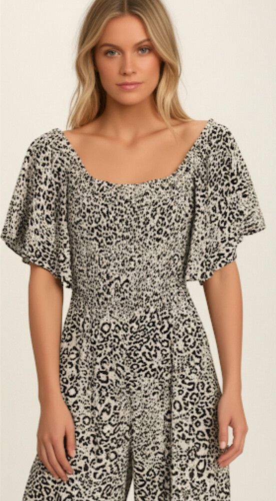 Cartel & Willow Australia Patterned Jumpsuit