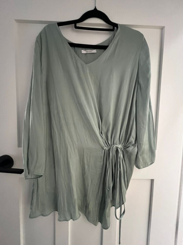 Morrison Designer Mint Green Gathered Top