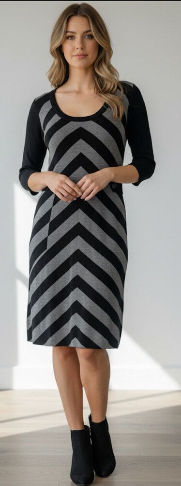 Club Monaco - Club Monaco Striped Merino Wool Dress Size Small on Designer  Wardrobe