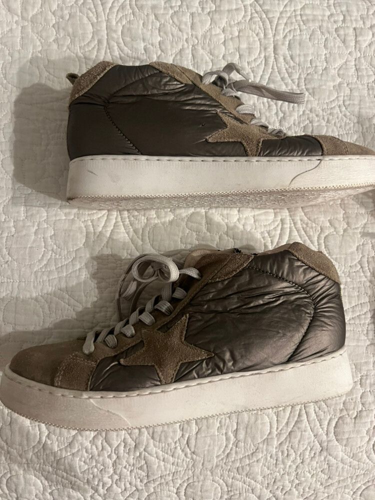 Zoe Kratzmann Suede Leather Star Sneakers Size 38