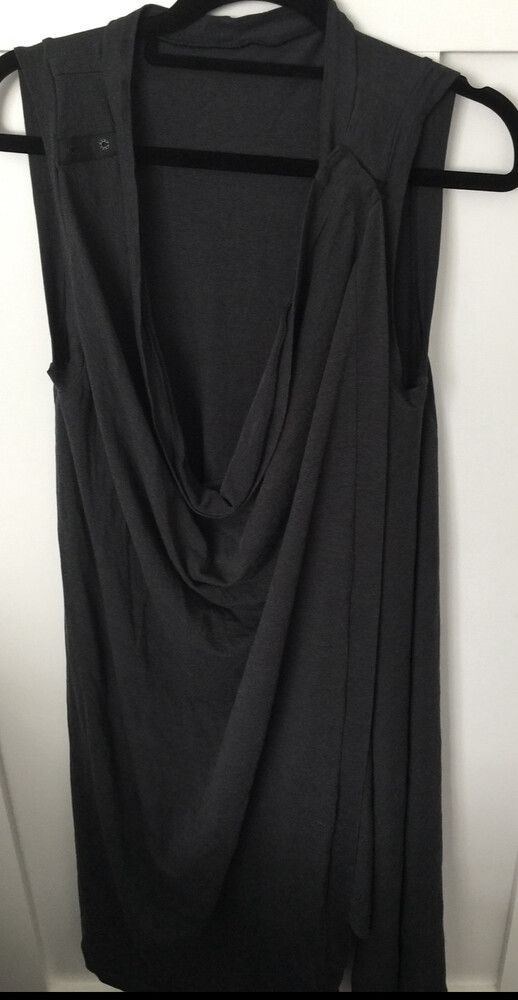 Metalicus Australian Designer Grey Drape Jacket