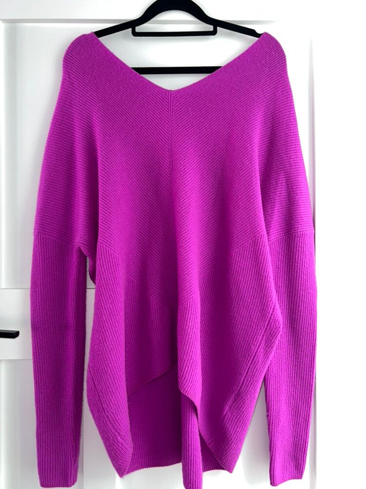 Husk Designer Australia Cashmere Purple Jumper