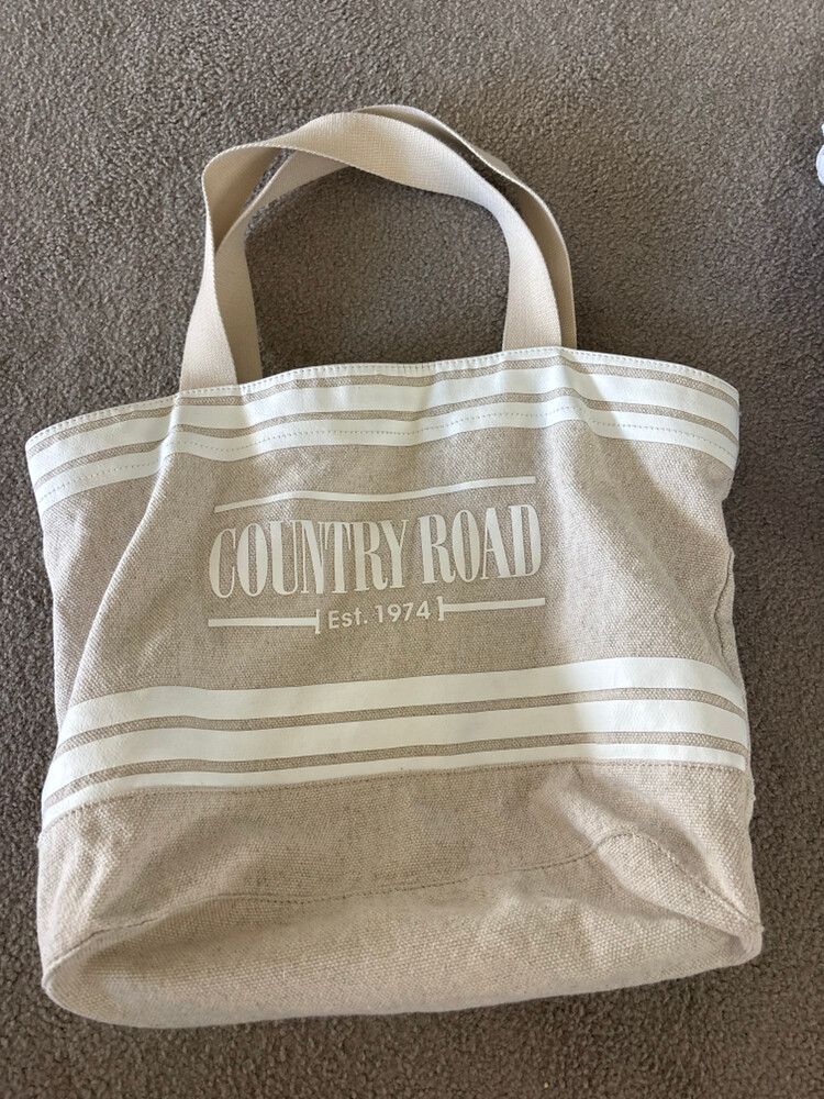 Country Road Beige Tote Bag