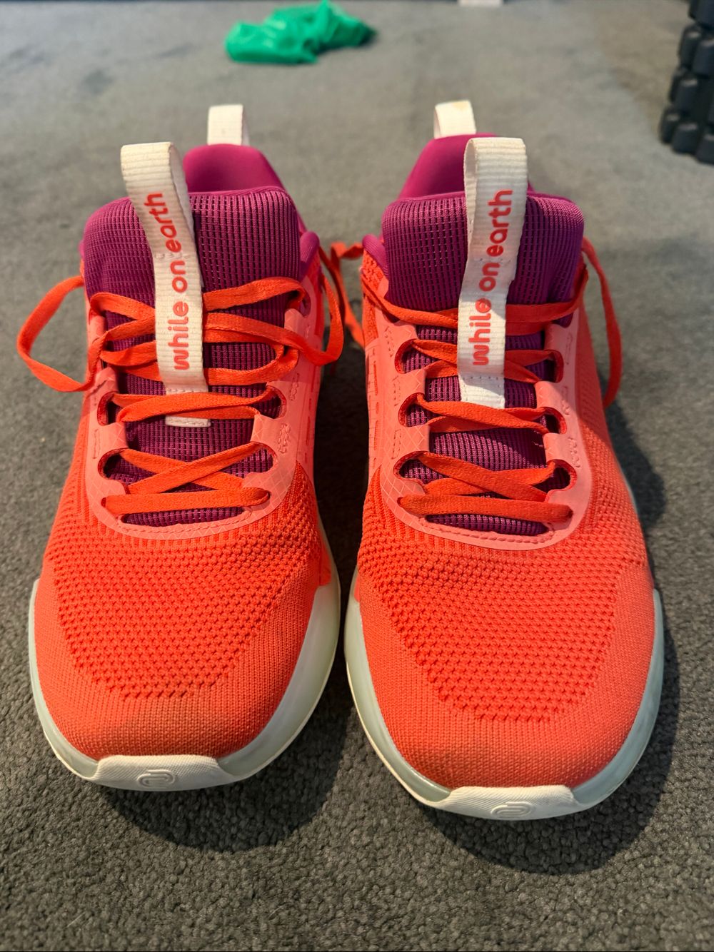 While On Earth Orange Move Trainer/crossfit shoes