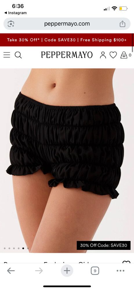 Ruffle Shorts