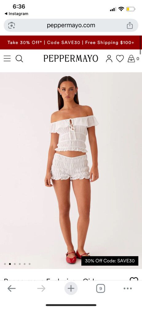 Ruffle Shorts