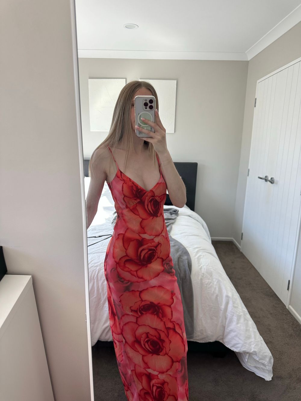 Glassons red flower dress