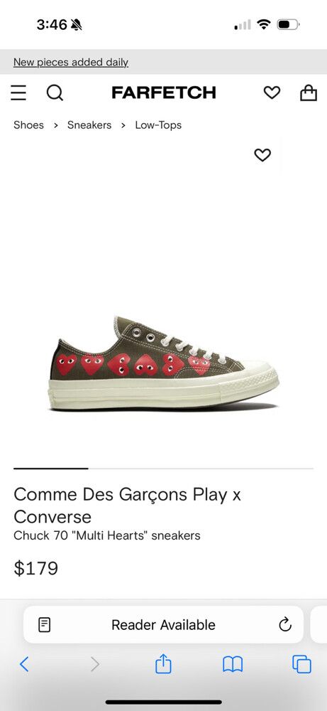 Comme Des Garcons Play x Converse Sneakers
