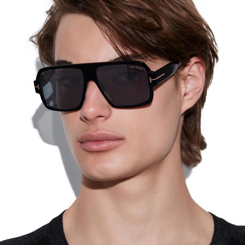 Tom Ford “Camden” black sunglasses