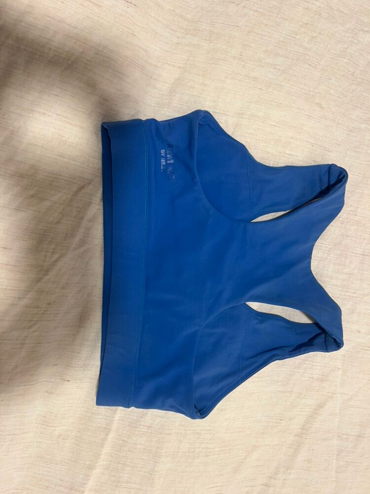 Remmie By Riley Blue Sports Bra