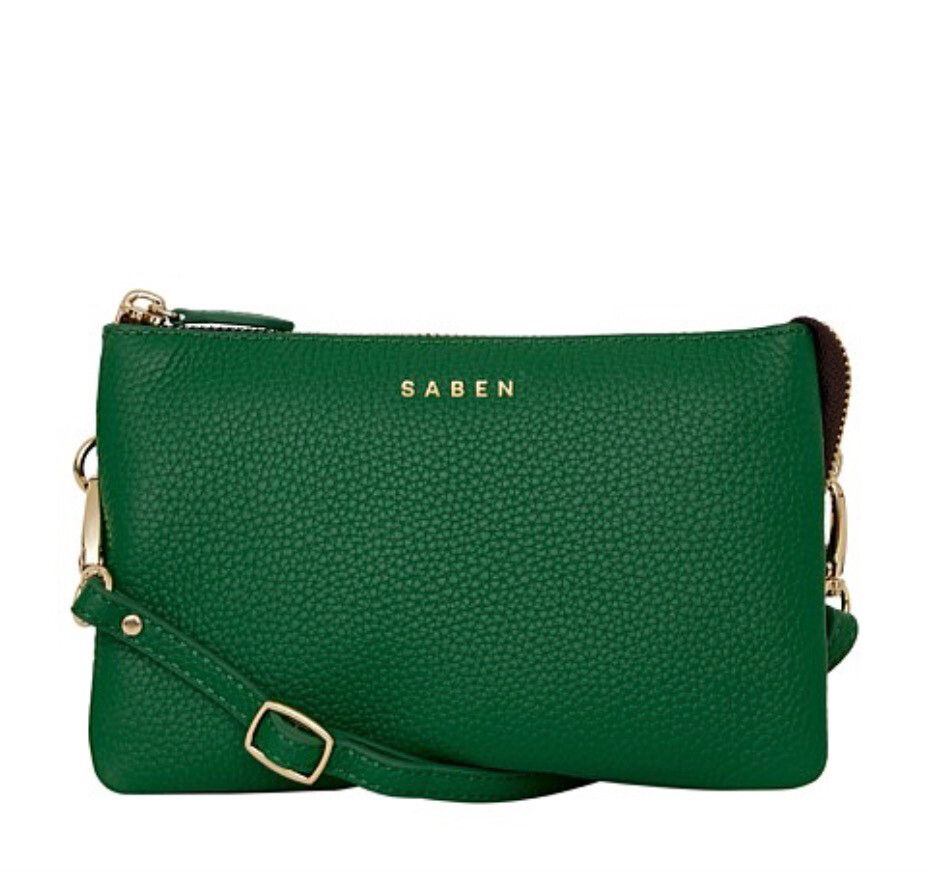Saben Green Crossbody Bag