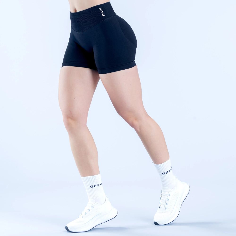 DFYNE Impact Shorts 4.5" - BLACK SIZE L