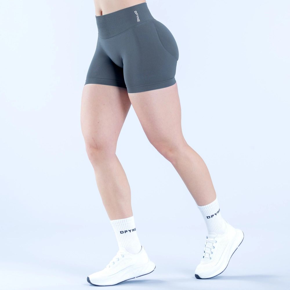 DFYNE Impact Shorts 4.5" - SLATE GREY SIZE L