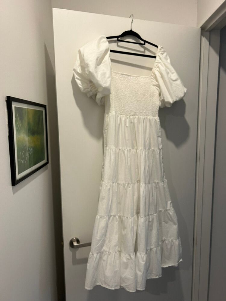 Petal & Pup - Petal + Pup White Dress on Designer Wardrobe Petal & Pup - Petal + Pup White Dress on Designer Wardrobe