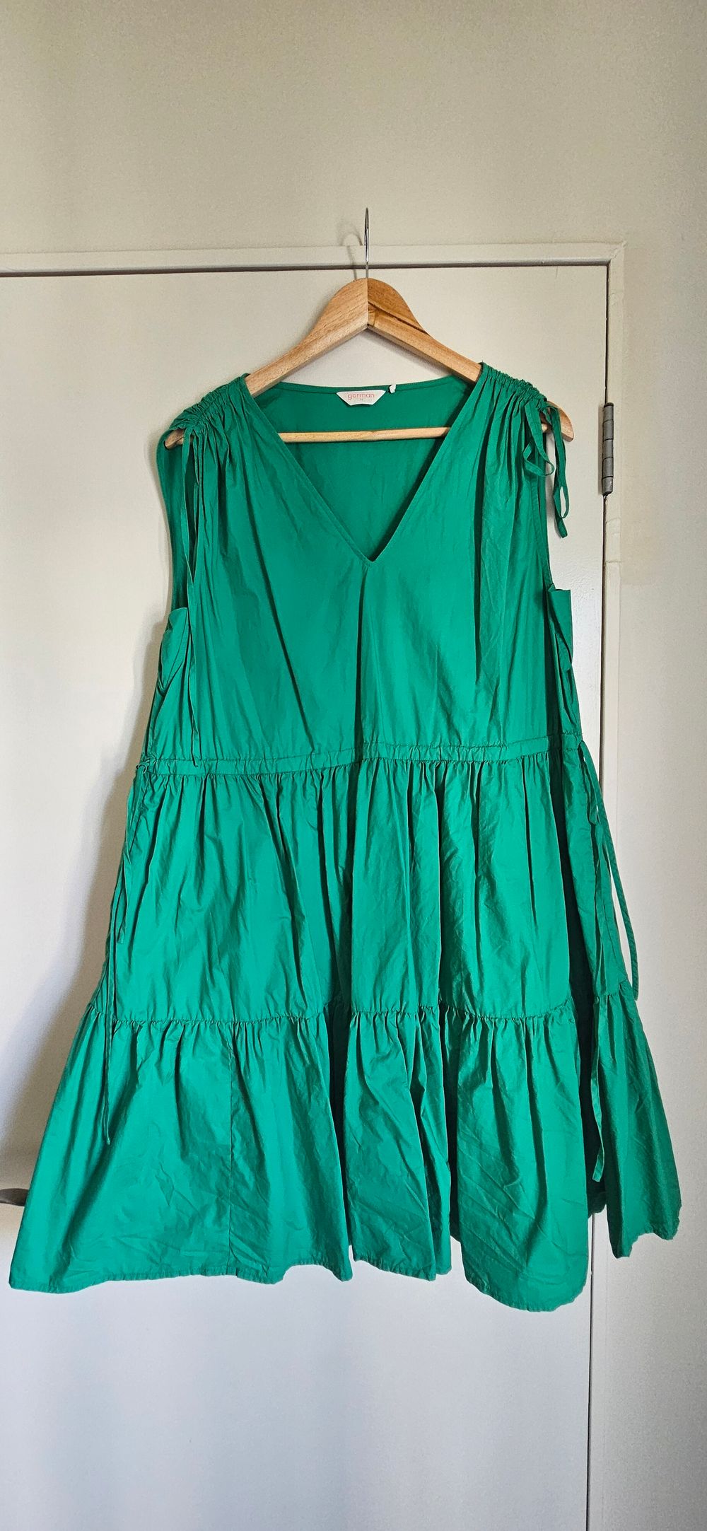 gorman green dress Ready Check Tiered Dress Gorman