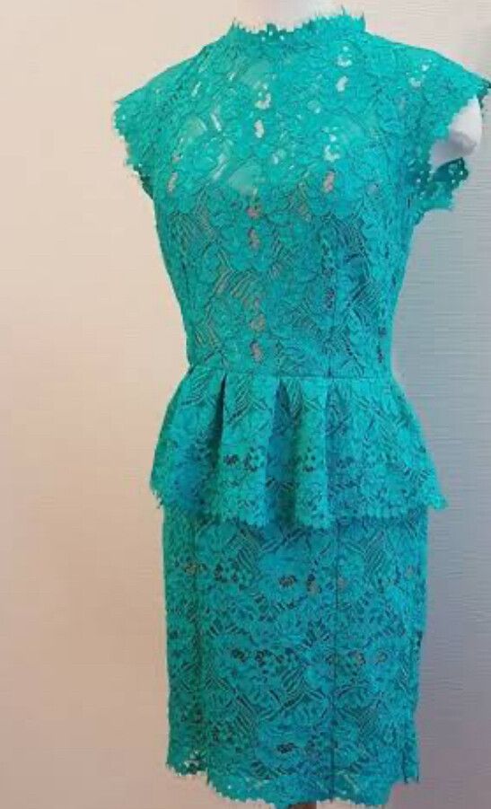 Witchery Turquoise Lace Dress