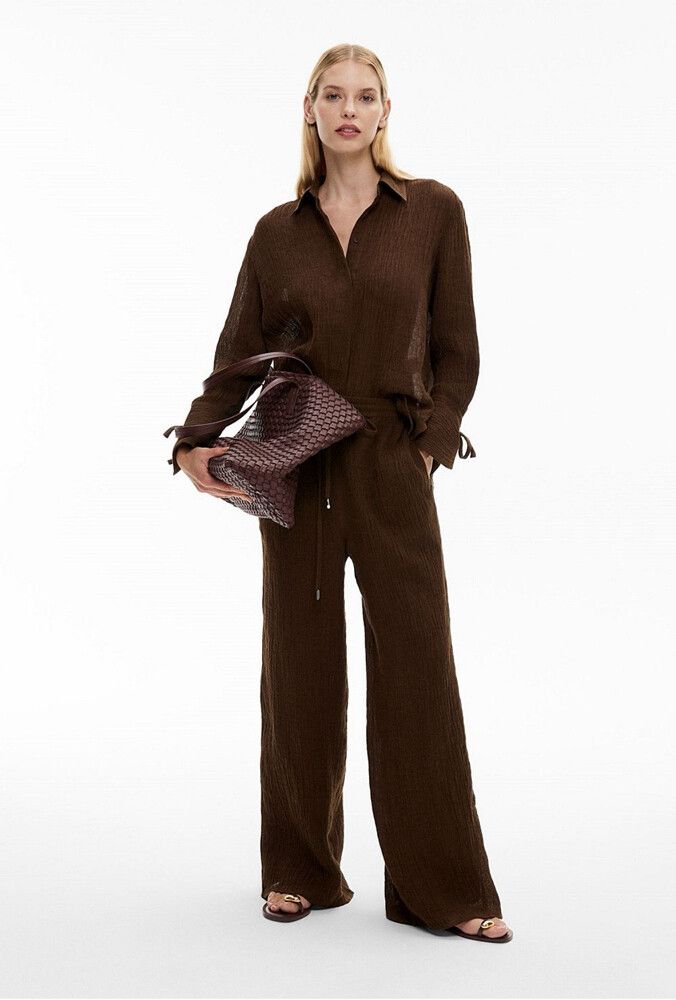 Brand New - Relaxed Waist Pants in cocoa