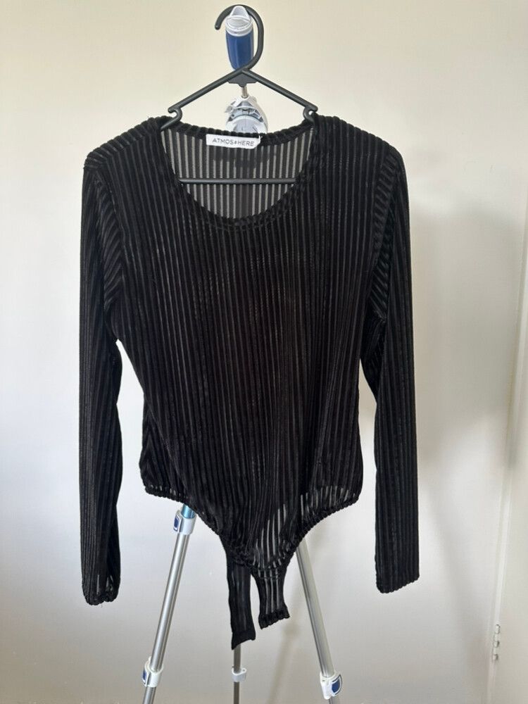 Atmos&Here Black Bodysuit