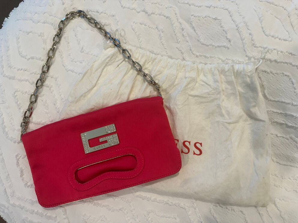 Guess Bright Pink Purse