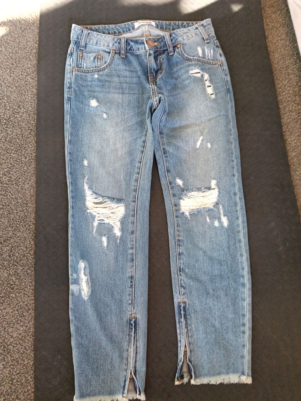 One Teaspoon Blue Ripped Jeans