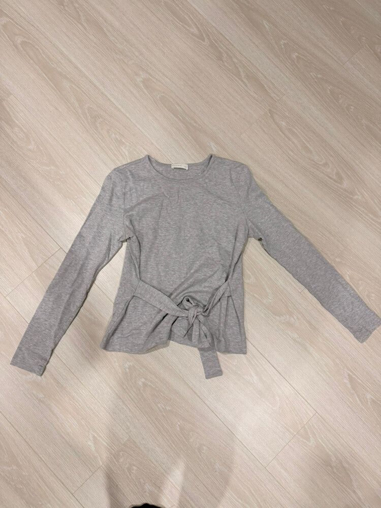 Kookai Grey Long Sleeve Top