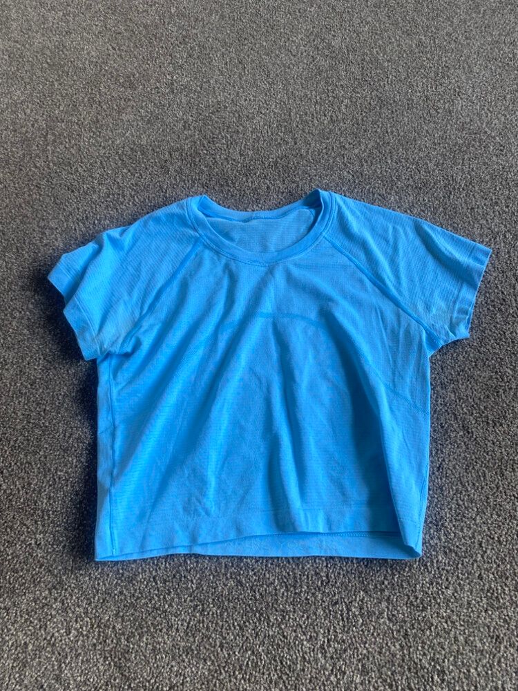 lululemon swiftly super crop - blue