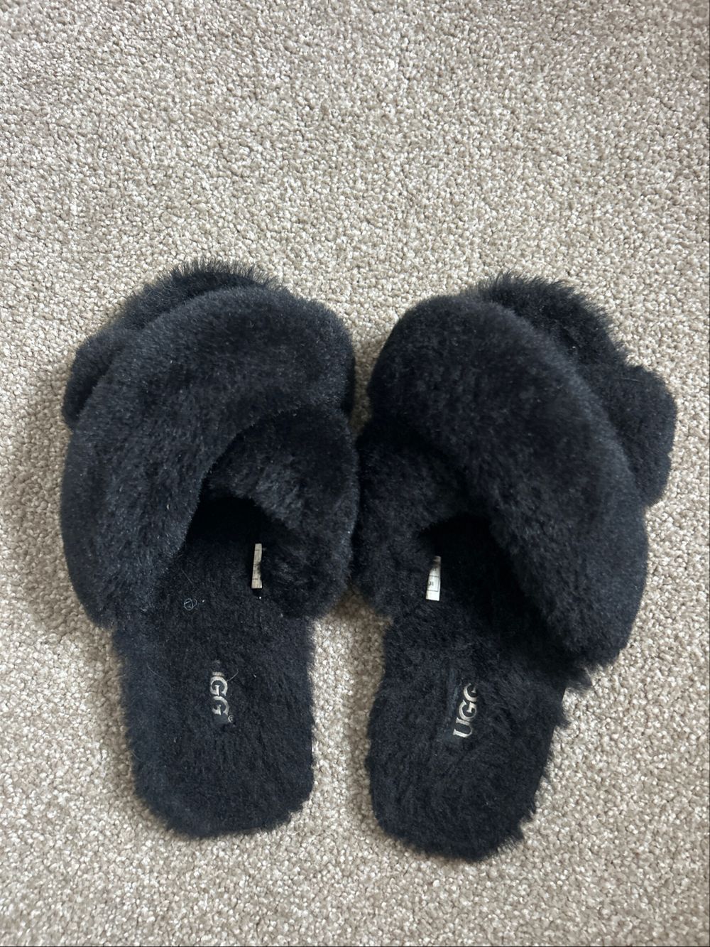 Ugg Black Slides