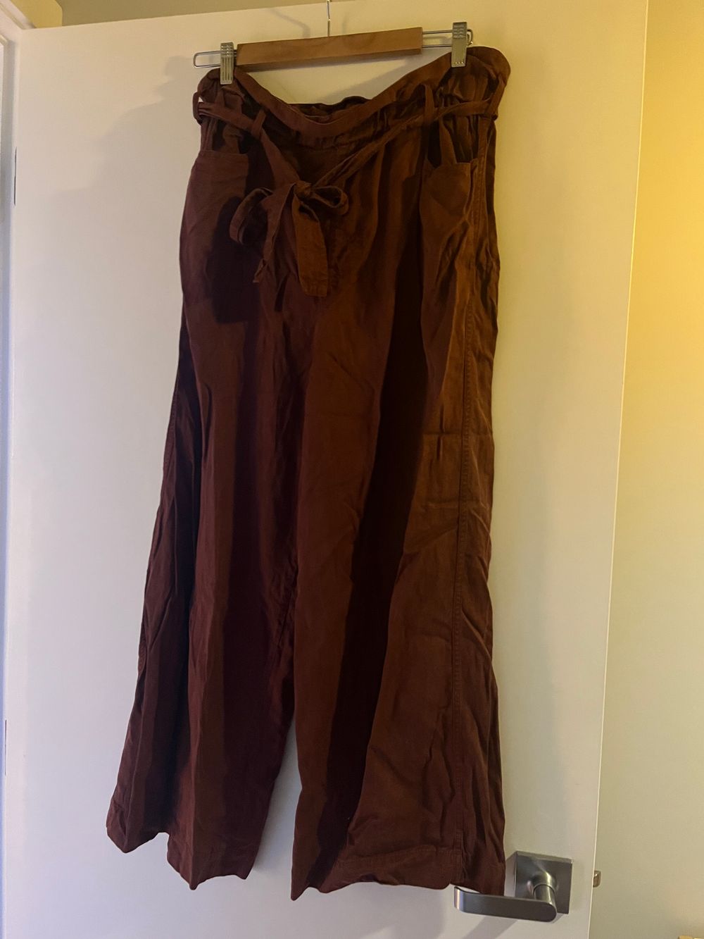 Kowtow Wide Leg - Eggplant Colour