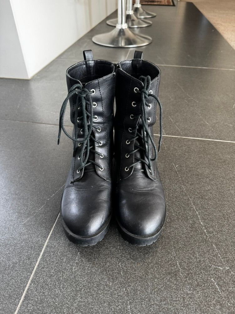 Black (lace up) combat boots