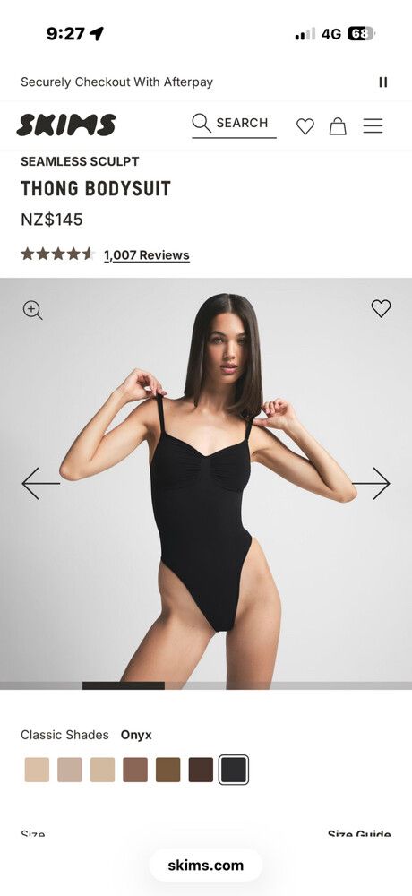skims thong bodysuit