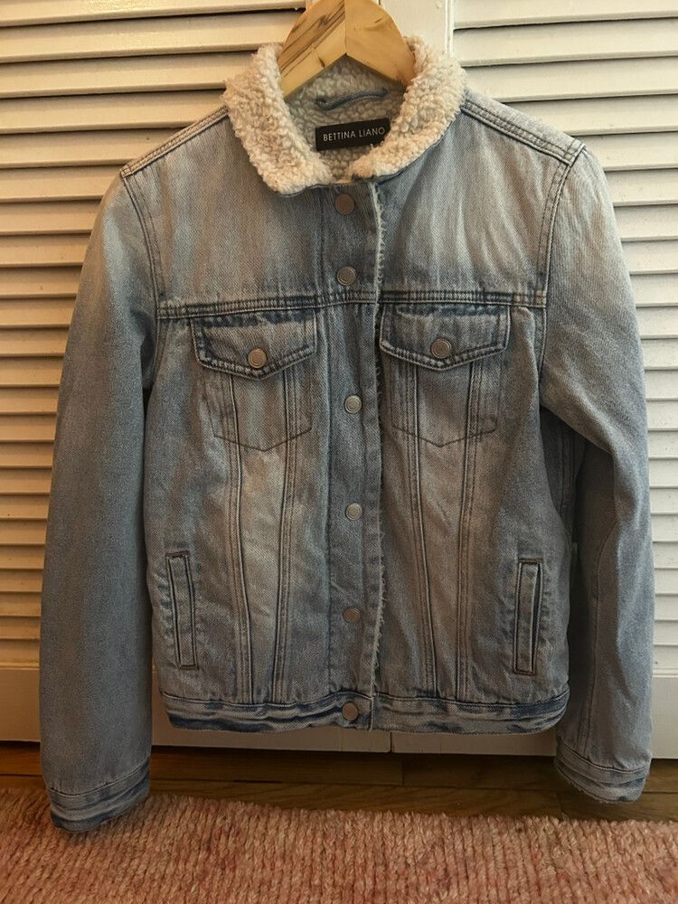Vintage Bettina Liano lined denim jacket