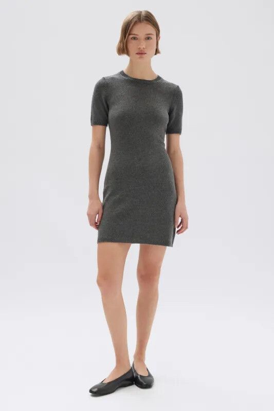 Assembly Label - Assembly Label Lilo Knit Mini Dress on Designer Wardrobe