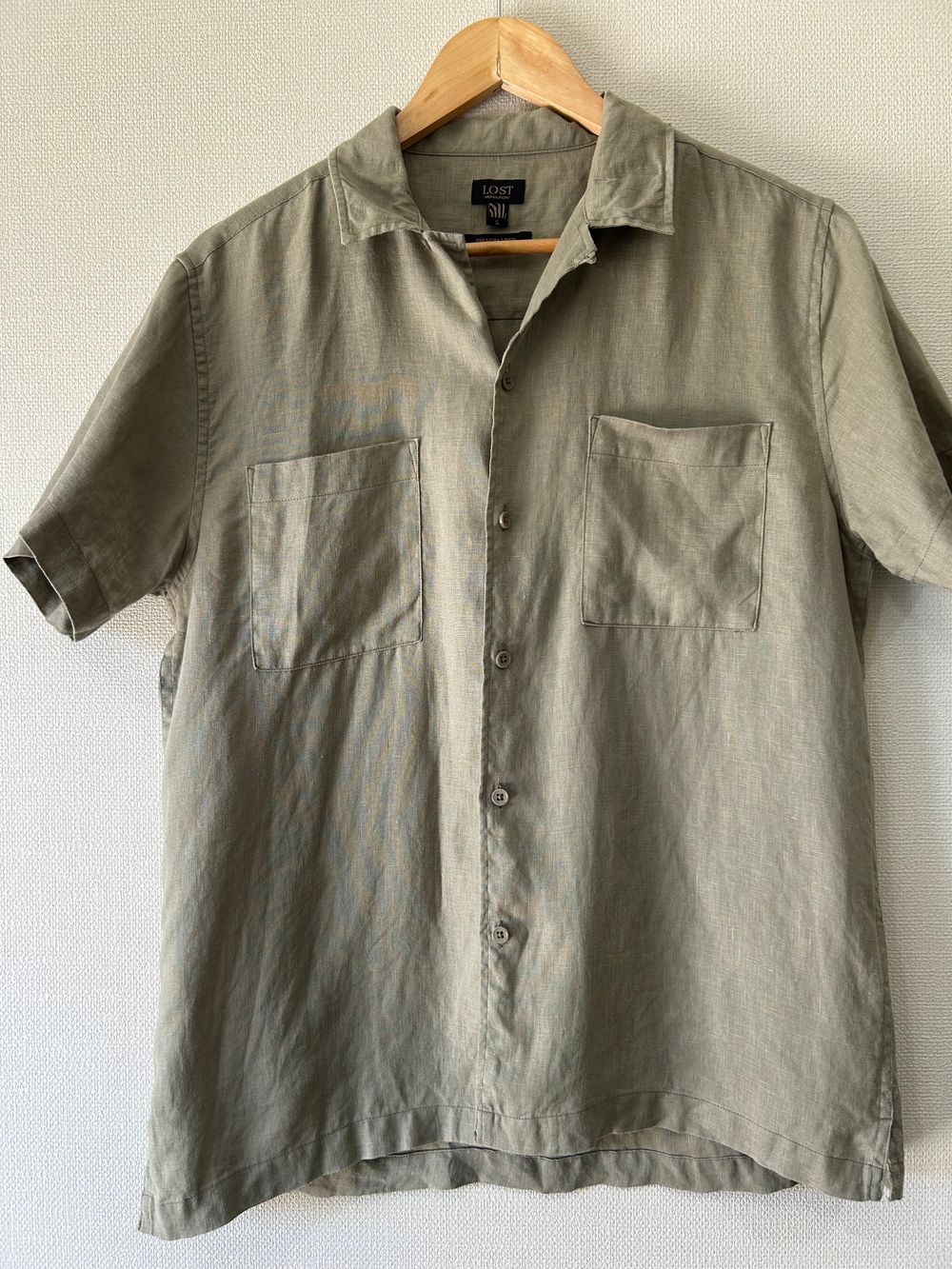 Lost Monarchy 100%  Linen Men's Shirt Size S