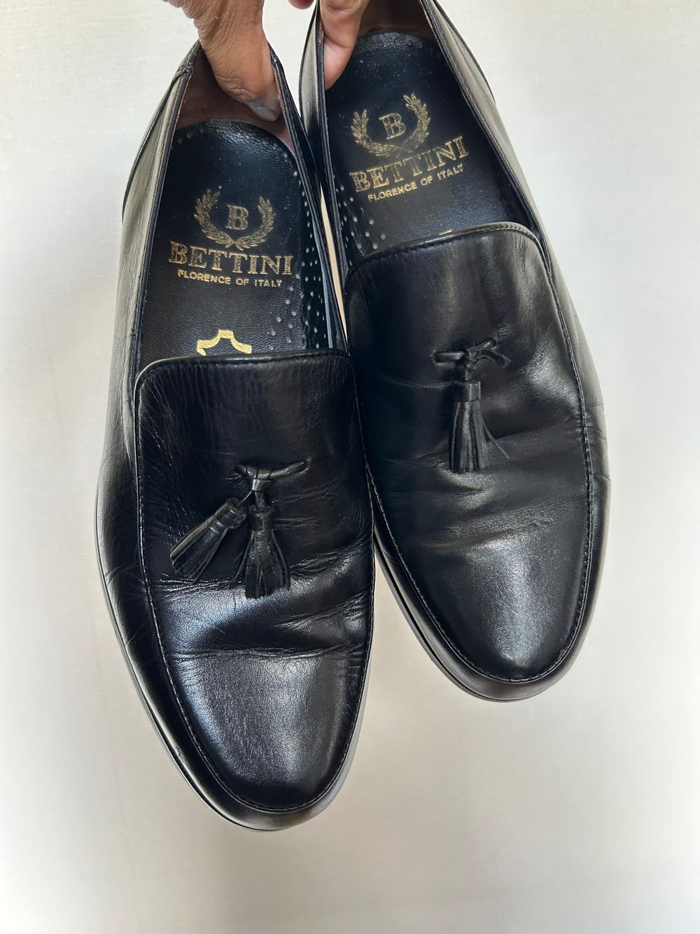 Handmade Italian Leather Tassel Loafers – Men’s 7 / Women’s 38–39 (Unisex)