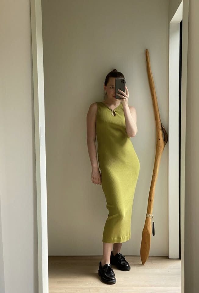 green wrap around dress Wrap Boho Dress / Sage Green
