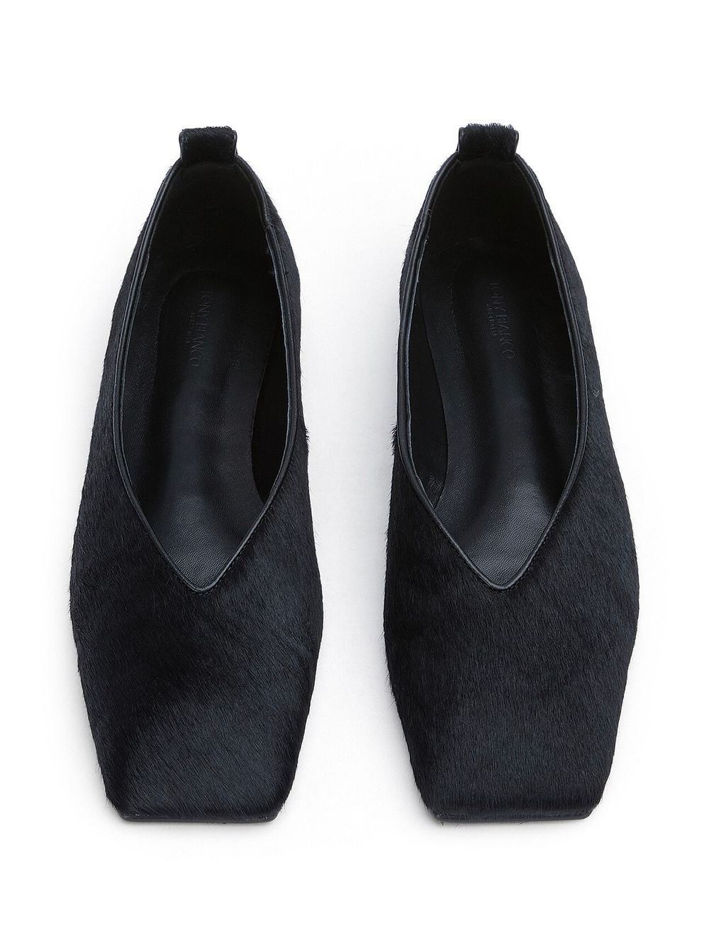 Hazel Black Pony Ballet Flats
