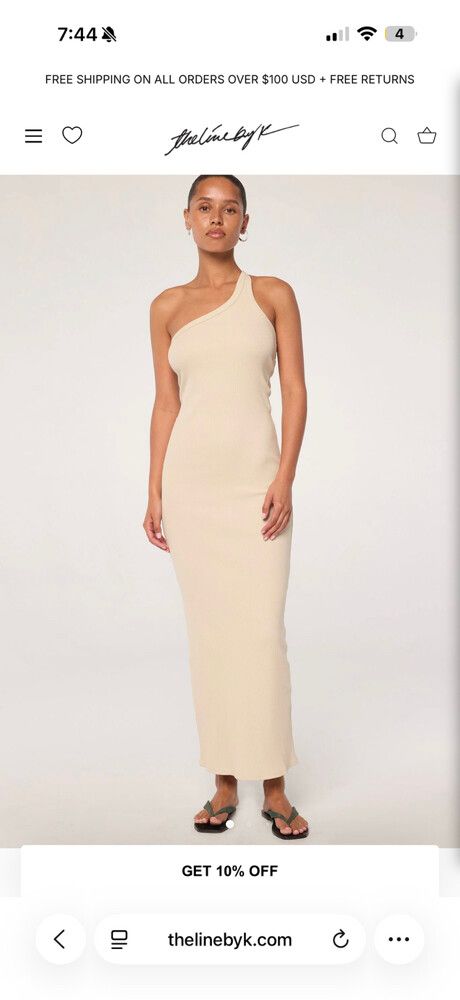 knee length dresses for ladies The Line by K Jace Dress - Black main image 1