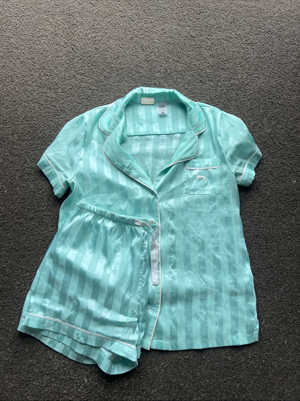 Peter Alexander Turquoise Stripe Pyjama Set
