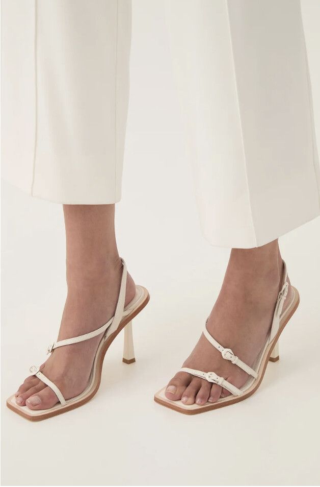 AJE Lorelai Strappy Buckle Heel - brand new