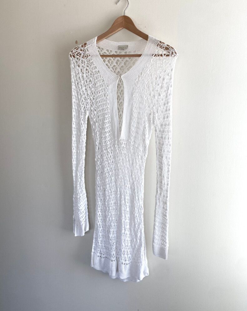 clothes cotton woman dress JUNE Leaves Print Tiered Dress