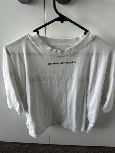 Scuffers white boxy tee