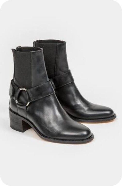 Beau Coops Black 'Vira' Ankle Boots
