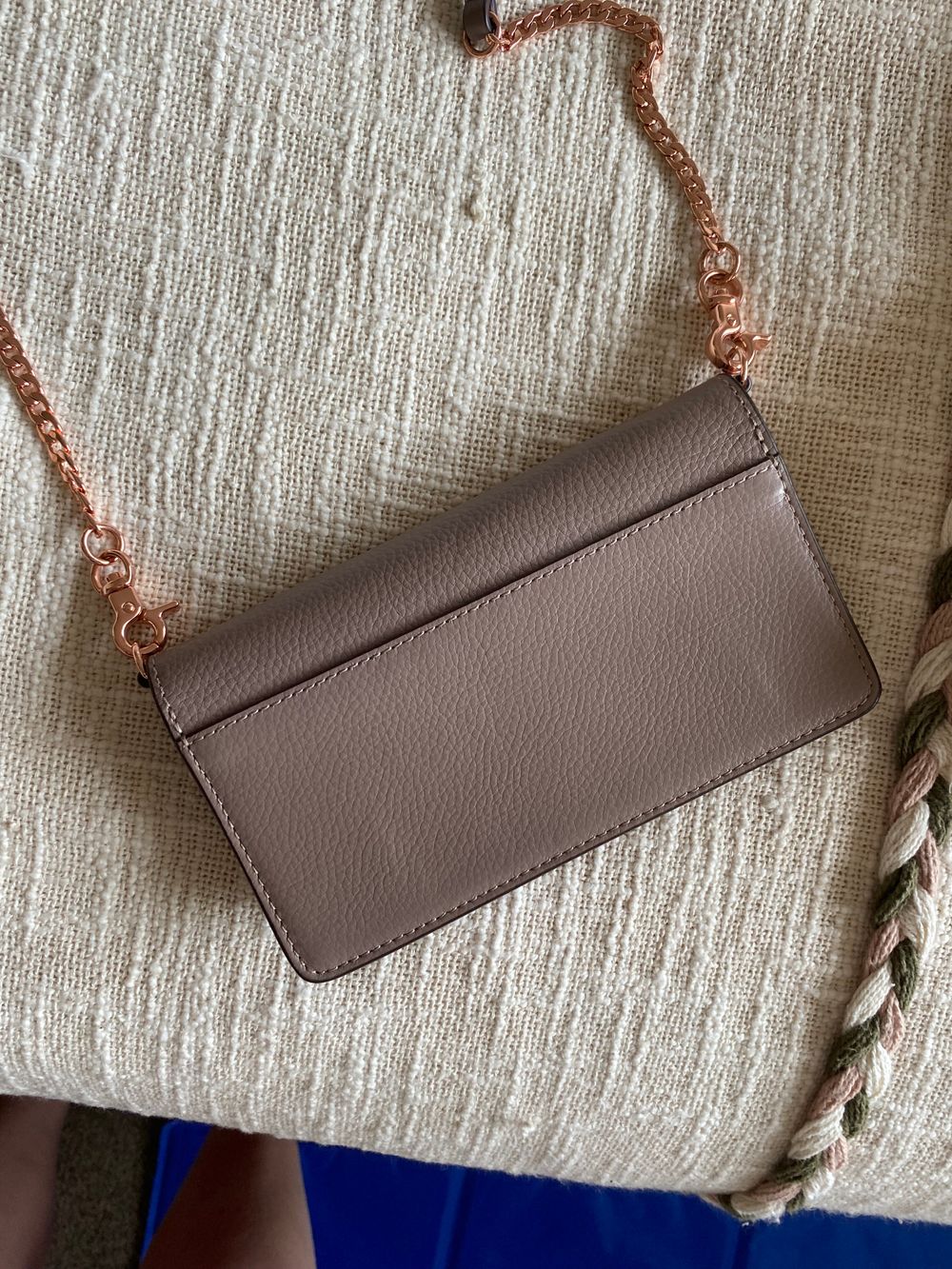 Leather mimco mini bag/phone carrier