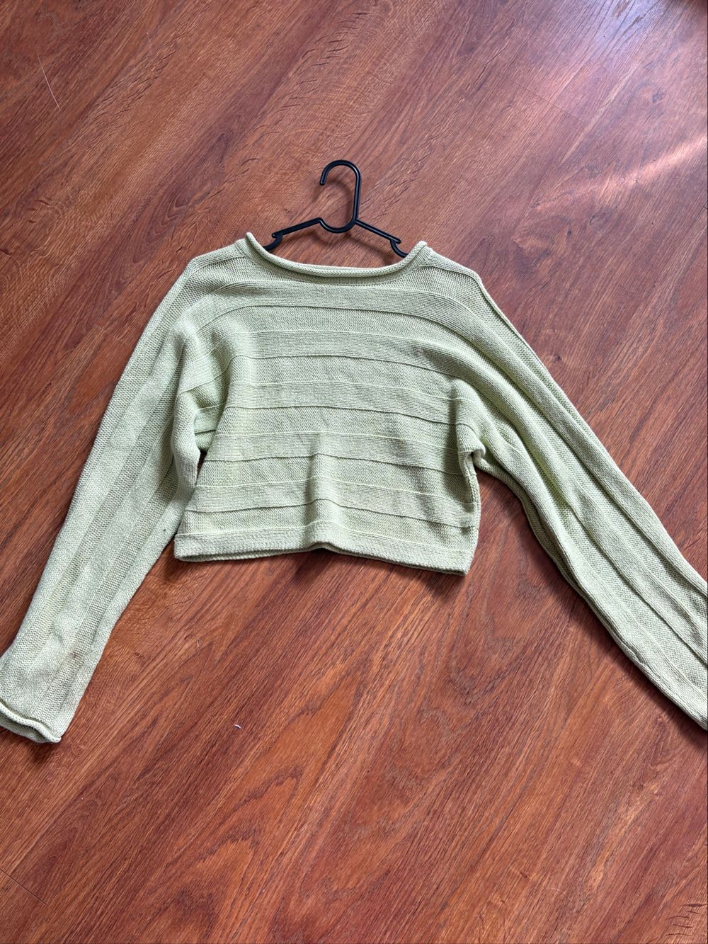 Glassons Green Cropped Knit Jumper
