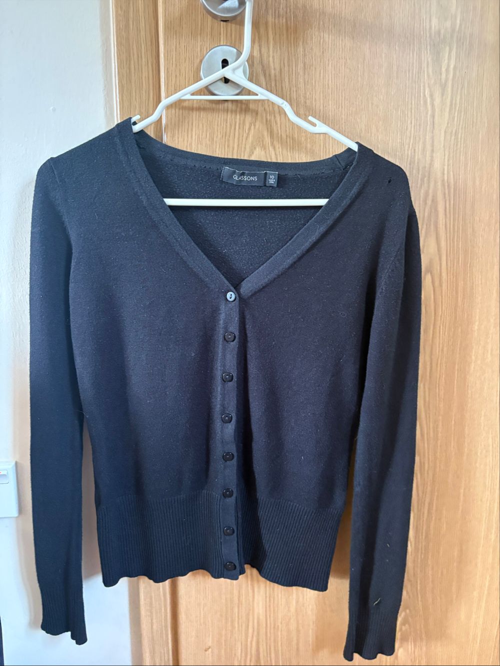 Glassons Black V-Neck Cardigan