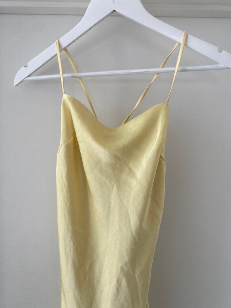 chinese dress ladies Kookai Palermo Maxi Dress (Lemon)  Wardrobe Collective NZ
